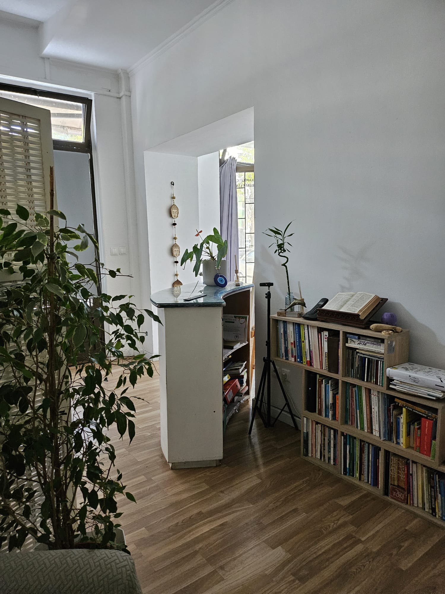 Detalhe do espaço terapêutico